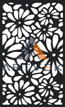 Stil 20 lazer kesim deseni